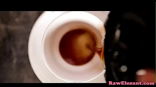 Glam secreatry MILF assfucked interracially